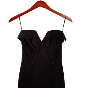 Luxxel NWT Strapless Black Jumpsuit Size Small